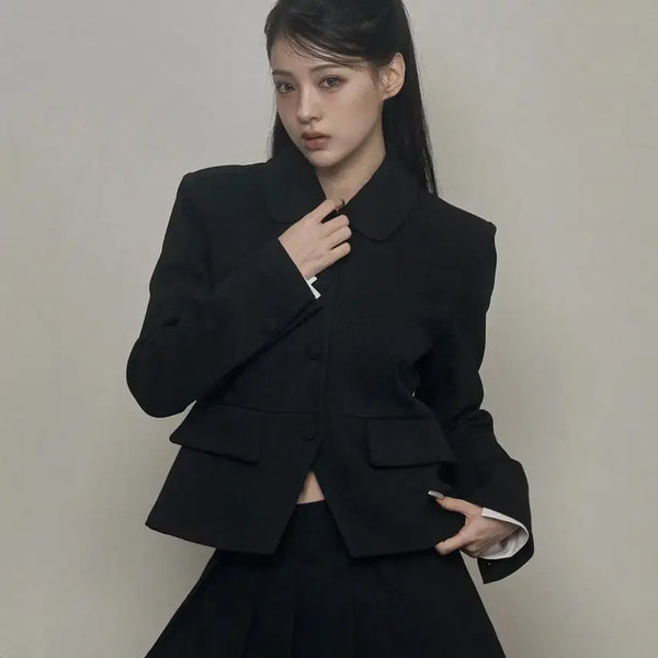 [BUNJANG] Khaki Point Tailored Jacket / 카키포인트 Tailored Jacket