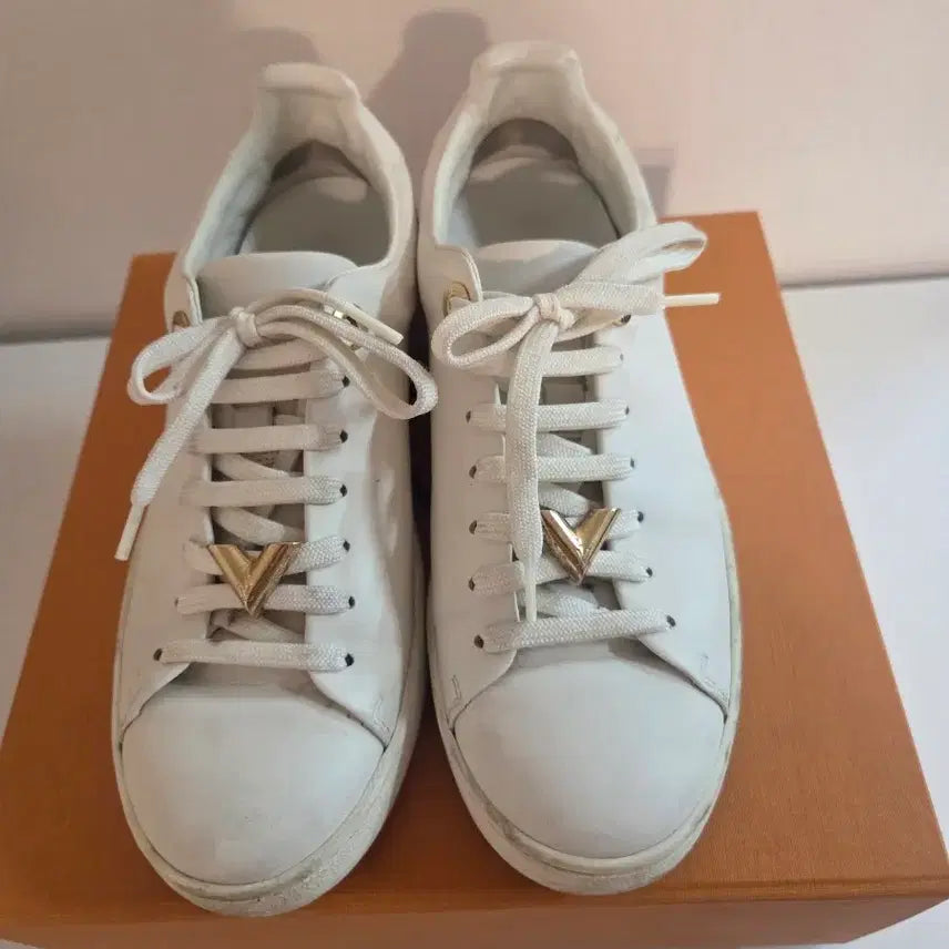 [BUNJANG] Louis Vuitton White Sneakers / 정품 루이비통 스니커즈 화이트