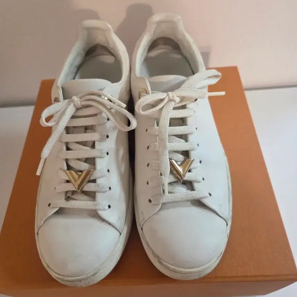 [BUNJANG] Louis Vuitton White Sneakers / 정품 루이비통 스니커즈 화이트