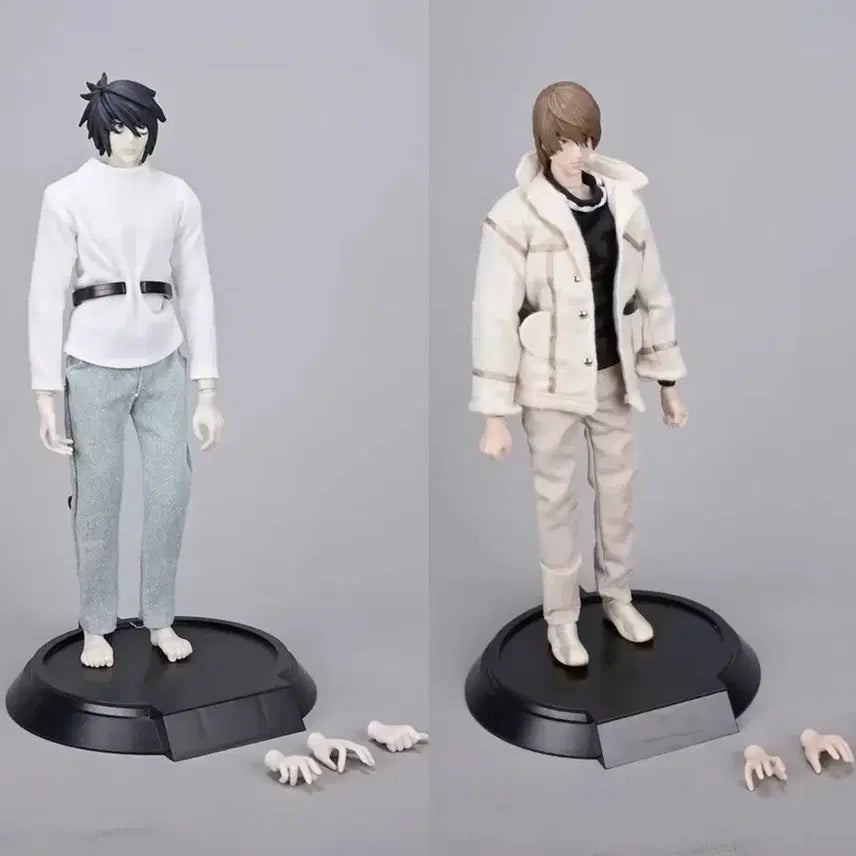 [BUNJANG] Death Note L & Light Yagami 1/6 Scale Action Figure / 데스노트 엘 야가미 라이토 1/6 액션 피규어 가동형 인형