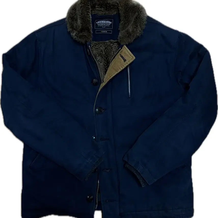 [BUNJANG] Frizmworks Deck Jacket Padded Navy M / 프리즘웍스 덱 자켓 (패딩) M