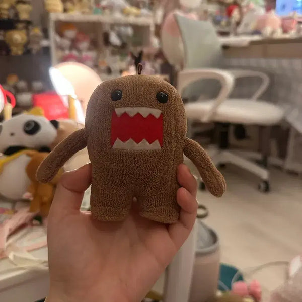[BUNJANG] Domokun Brown Plush Keychain / 도모군 갈색 봉제인형 키링