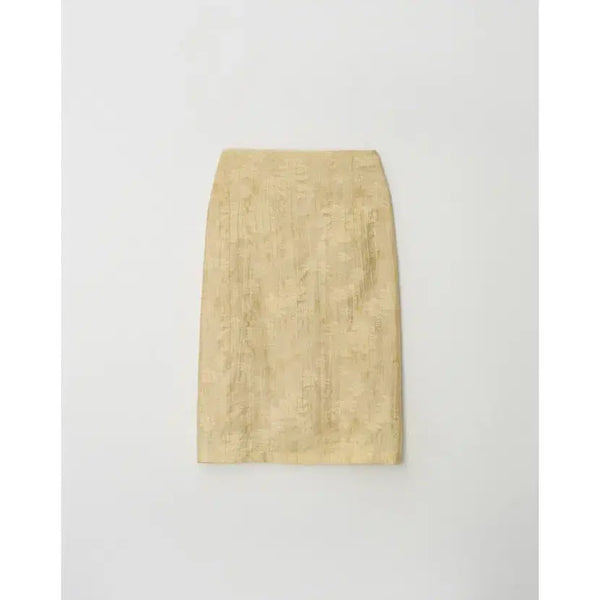 [BUNJANG] ACER HACER Garden Midi Skirt Yellow M / 아쎄르 hacer 가든 미디 스커트(옐로우 M)