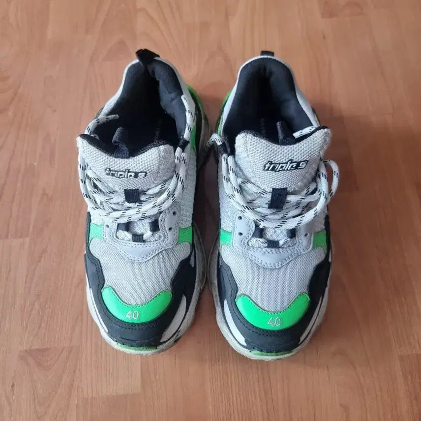 [BUNJANG] Balenciaga Triple S 'Melon' Sneakers Size 40 / 발렌시아가 트리플S 메로나 스니커즈 40사이즈