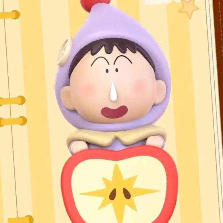 [BUNJANG] Crayon Shin-chan Apple Dwarf Maeng-gu Figure / 짱구는못말려 사과 난쟁이 맹구 히퍼