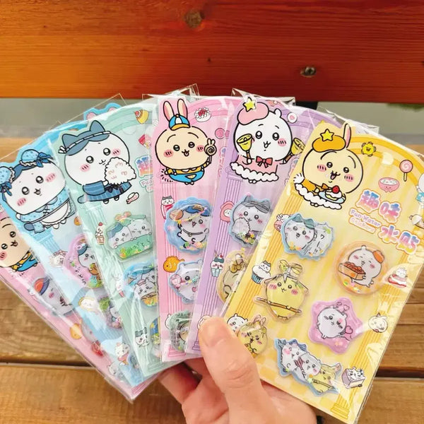 [BUNJANG] Chiikawa Usagi Water Sticker Set / 치이카와 먼작귀 우사기 워터스티커