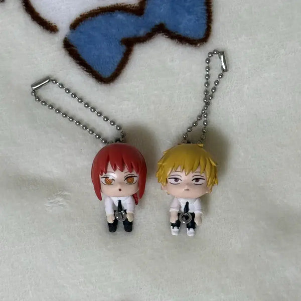 [BUNJANG] Chainsaw Man Tsurutsuru Gacha Makima Denji Bundle Set / 일괄) 체인소맨 대롱 가챠 마키마 덴지