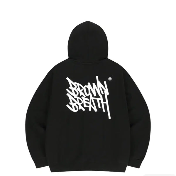 [BUNJANG] Brown Breath Hooded Short Sleeve T-shirt / 브라운브래레스 후드 반팔