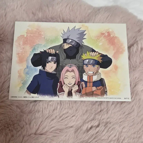 [BUNJANG] Naruto Kakashi Sasuke Sakura Shinobi 7th Squad Framed Card / 나루토 카카시 사스케 사쿠라 7반액자카드