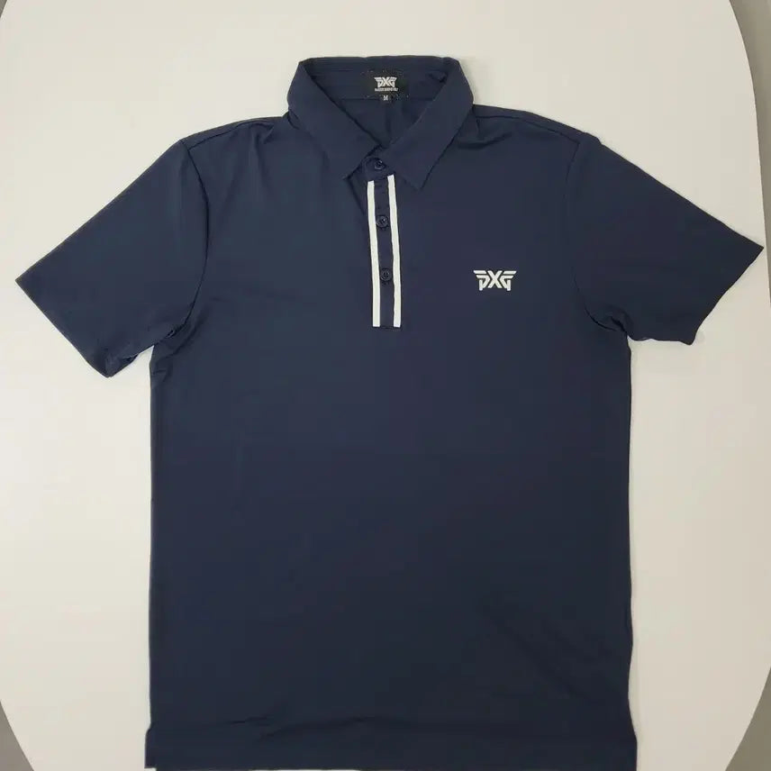 [BUNJANG] PXG Golf Wear Dark Navy Polo Shirt / PXG 골프웨어 카라티 다크네이비