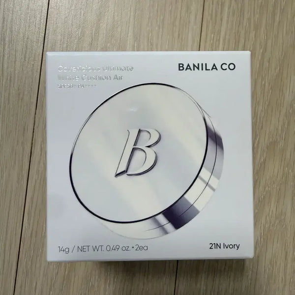 [BUNJANG] BANILA CO. Ultimate White Cushion Air Set (21N Ivory) - Includes Original & Refill / 바닐라코 얼티밋 화이트 쿠션 에어 기획 21N 아이보리 (본품+리필) (정가 28,120원)