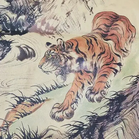 [BUNJANG] Tiger Painting Folding Screen / 호랑이 그림 병풍