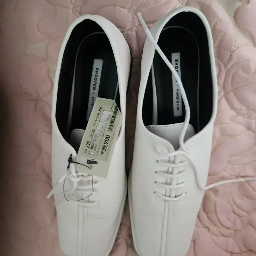 [BUNJANG] SPAO Women's White Loafers / 슈펜 여성 로퍼 화이트 235슬리퍼랑두켤레10000원