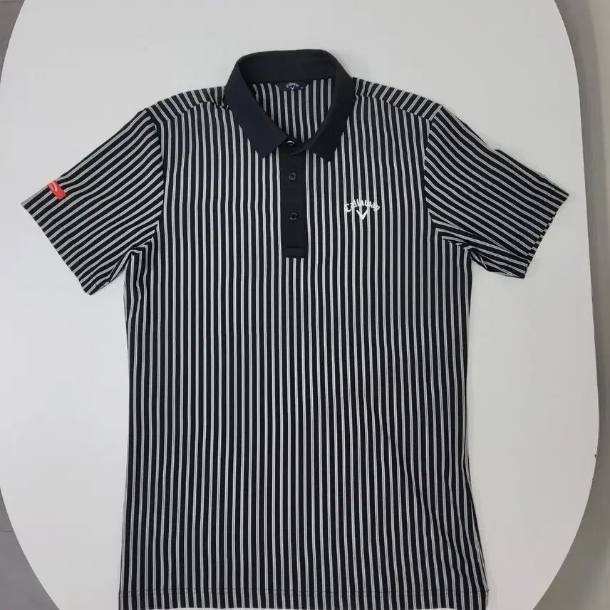 [BUNJANG] Callaway Golf Apparel Striped Collar T-Shirt Women's 95 / 캘러웨이 골프웨어 스트라이프  카라티95