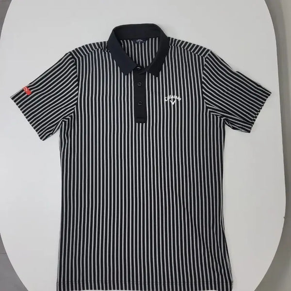 [BUNJANG] Callaway Golf Apparel Striped Collar T-Shirt Women's 95 / 캘러웨이 골프웨어 스트라이프  카라티95
