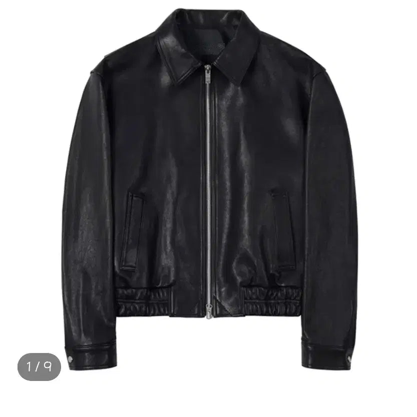 [BUNJANG] Noir Larmes Standard JK#2 Leather Jacket Black Size 48 / 느와르라르메스 스탠다드 세미오버 48