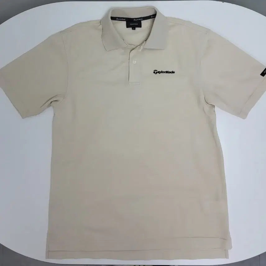 [BUNJANG] TaylorMade Golf Apparel Polo Shirt Beige / 테일러메이드 골프웨어  카라티 베이지