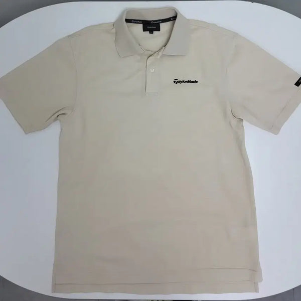 [BUNJANG] TaylorMade Golf Apparel Polo Shirt Beige / 테일러메이드 골프웨어  카라티 베이지