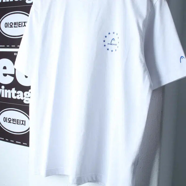 [BUNJANG] S-M Head T-Shirt Small Logo White Old School / (S-M) 헤드 반팔 티셔츠 스몰로고 화이트 올드스쿨-H36901