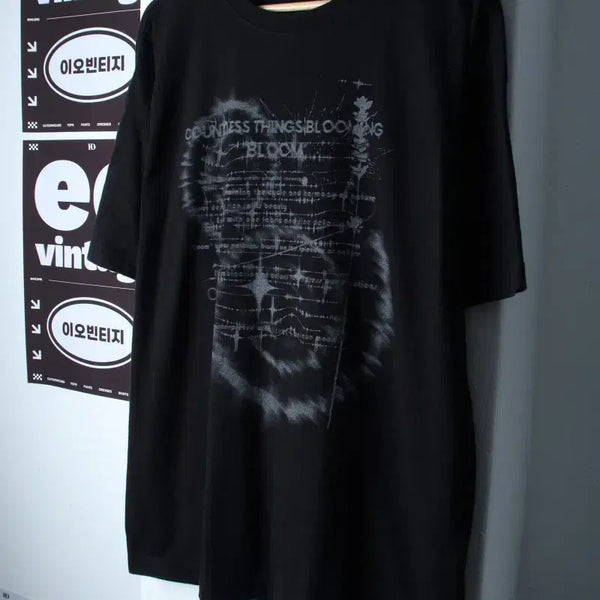 [BUNJANG] IDontWannaSell Graphic T-Shirt Black Street Style / (L-XL) 아이돈워너셀 반팔 티셔츠 그래픽 블랙 스트릿-H36906