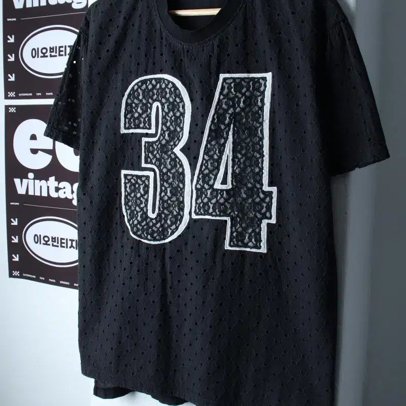 [BUNJANG] Adidas Big Logo Black Old School Rapper T-Shirt / W(M-L) 랩 반팔 티셔츠 유니폼 빅로고 블랙 올드스쿨-H36913