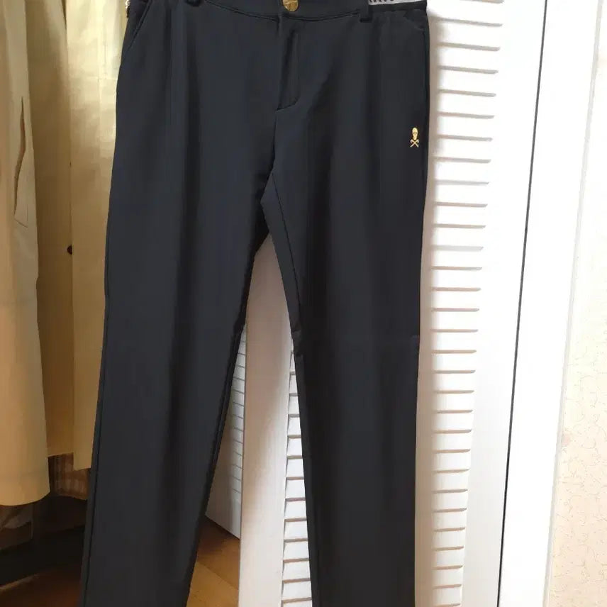 [BUNJANG] Mark &ロナ Women's Golf Pants Black Logo Banding Size 36 / 마크앤로나 여성 골프 팬츠 블랙 36 로고밴딩