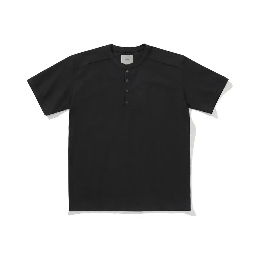 [BUNJANG] SL.CL Armor Goat Henley Neck T-Shirt Black / 시도 / SL.CL 아머 고트 헨리넥 티셔츠 블랙 / 2