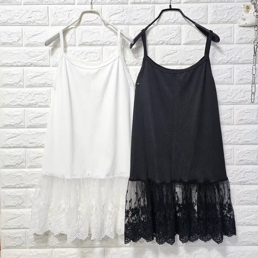 [BUNJANG] Layered Lace Camisole / 레이어드레이스나시