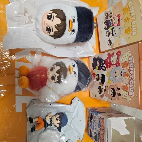 [BUNJANG] RIZE POP MART Fluffy Club Full Body Doll & Figure Set / RIZE 팝마트 플러피 클럽 전신인형 얼굴  피규어 팝니다