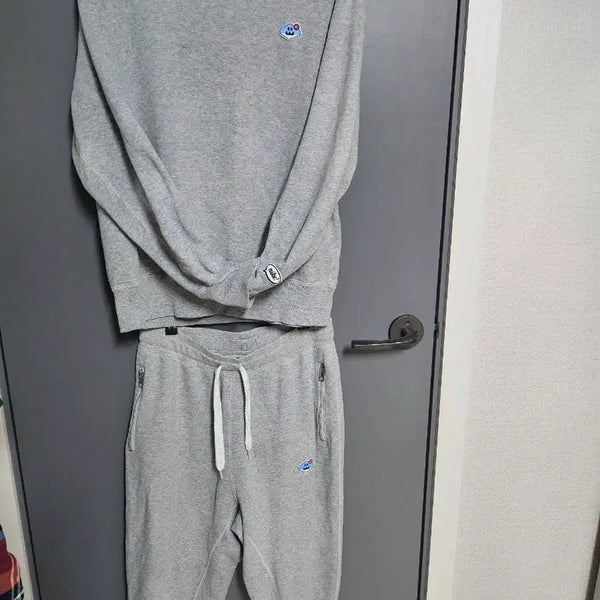 [BUNJANG] Nike Grey Training Set - Top M, Pants L / 나이키 그레이 트레이닝 세트.   L