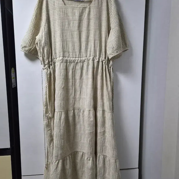 [BUNJANG] Rich Mood Gingham Ruffle Dress / 리치무드 원피스