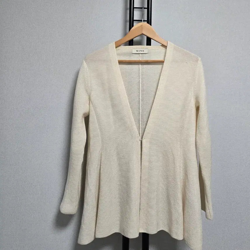 [BUNJANG] Mine Knit Cardigan Ivory / 마인 니트 가디건 아이보리