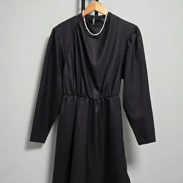 [BUNJANG] Jin Brown Black Midi Dress / 진브라운  원피스  (새상품)