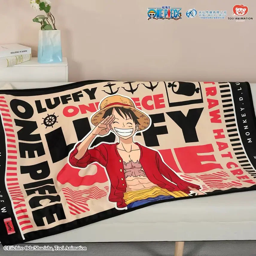 [BUNJANG] One Piece Luffy Blanket / 원피스 루피 담요