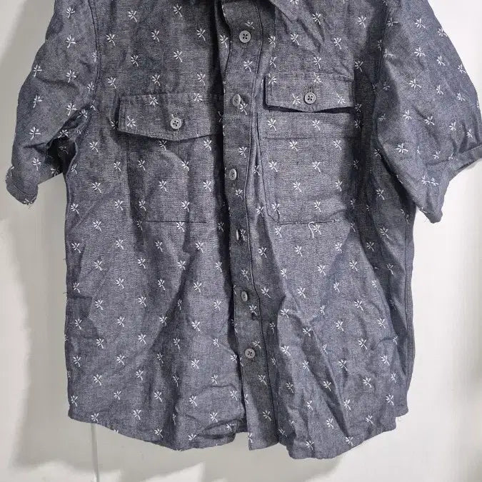 [BUNJANG] Women's Patterned Short Sleeve Shirt / 여성 패턴 반팔셔츠