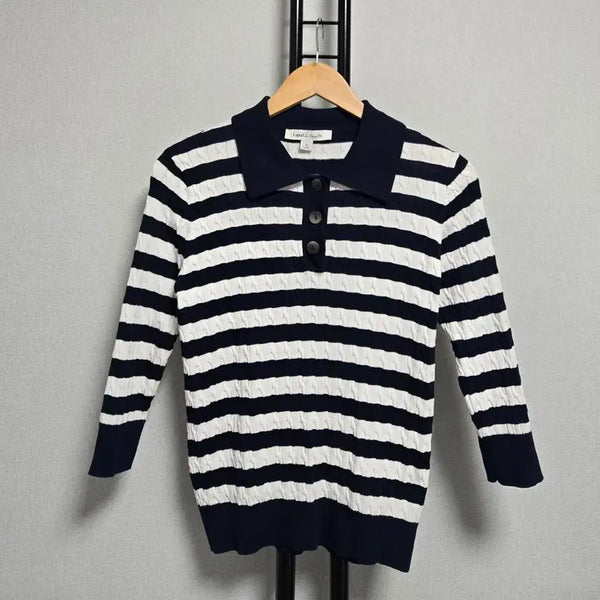 [BUNJANG] La Fief Striped Knit / 라피에프  단가라 니트