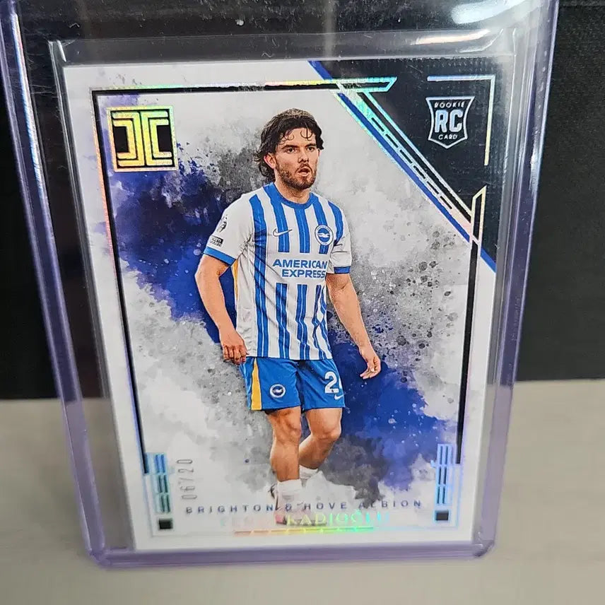 [BUNJANG] 24-25 Panini Impeccable EPL Brighton Ferdi Kadioglu Rookie Card #20 / 24-25 파니니 임페커블 EPL 브라이튼 페르디 카디오글루 루키 20한정 카드