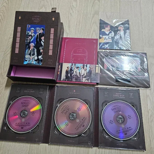 [BUNJANG] BTS Japan Magic Shop DVD Full Set (Excluding Photocards) / 택포)방탄bts 일본매직샵일직샵 디비디dvd 딥디 정국태형지민석진윤기포카