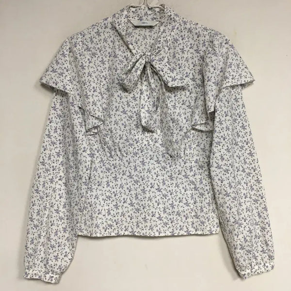 [BUNJANG] DEWL Flower Ruffle Blouse / DEWL 듀엘 플라워 러플 블라우스 55