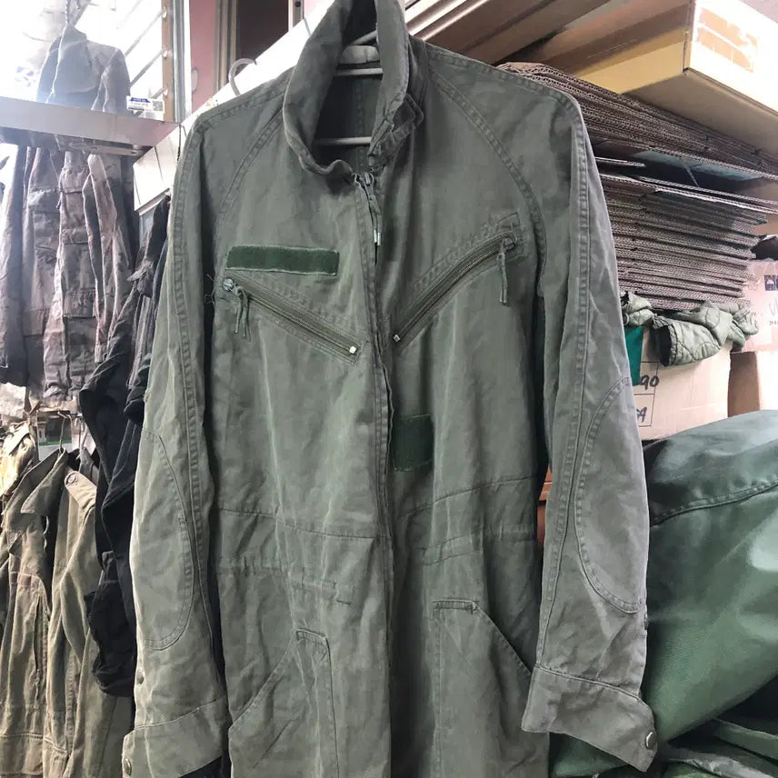 [BUNJANG] 1984 French Army Mechanic Coverall Jumpsuit / 프랑스카바올A3. [A급/국내100] 1984년 프랑스군 정비복 커버올 점프수트 75