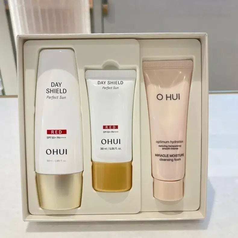 [BUNJANG] O HUI Day Sun Red Sun Cream 80ml (Limited Edition Set) / 오휘 데이 선레드 썬크림80ml 증량