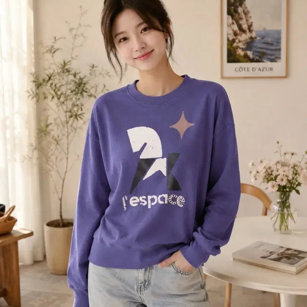 [BUNJANG] L'espace Sweatshirt Lavender / l'espace 맨투맨 라벤더
