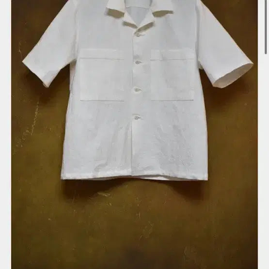 [BUNJANG] Two Builders House Linen Short Sleeve Shirt / (L) 투빌더스하우스 린넨 반팔 셔츠