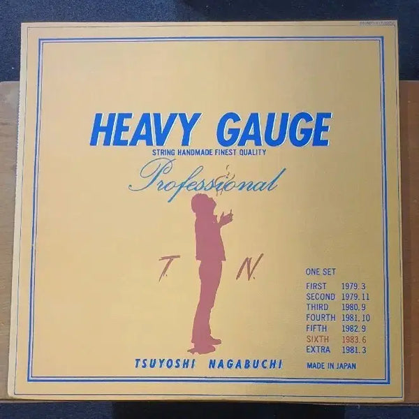 [BUNJANG] Tsuyoshi Nagabuchi Heavy Gauge LP Japanese Pressing / 츠요시 나가부치 헤비 게이지 LP 일본반