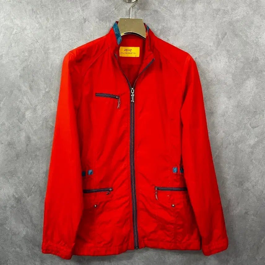 [BUNJANG] Louis Castel Red Zip-Up Jacket (Size S) / 루이까스텔  집업 자켓 레드 S