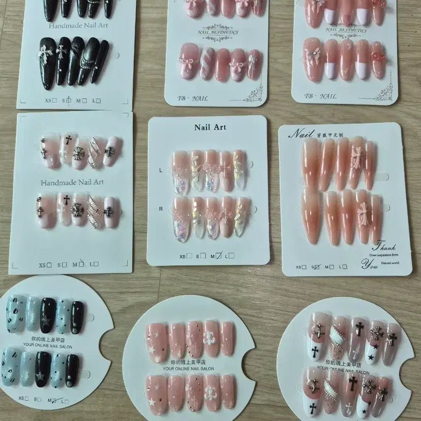 [BUNJANG] Nail Tips - Size S, M / 네일팁 S.M사이즈