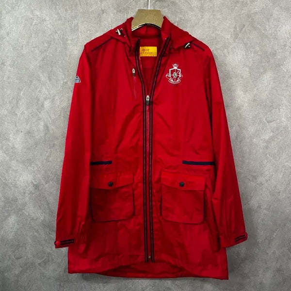 [BUNJANG] Louis Castel Golf Wear Red Windbreaker Jumper S / 루이까스텔 골프웨어 바람막이 점퍼 레드 S