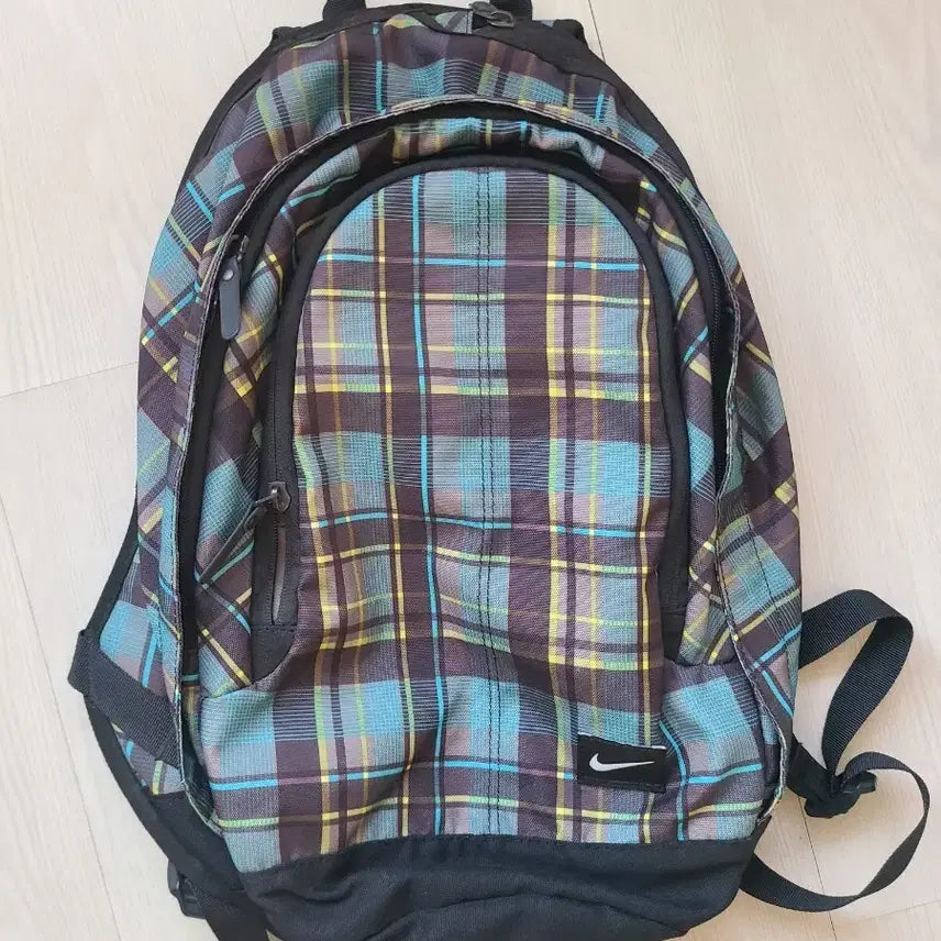 [BUNJANG] Nike Plaid Backpack / 나이키 체크무늬 백팩