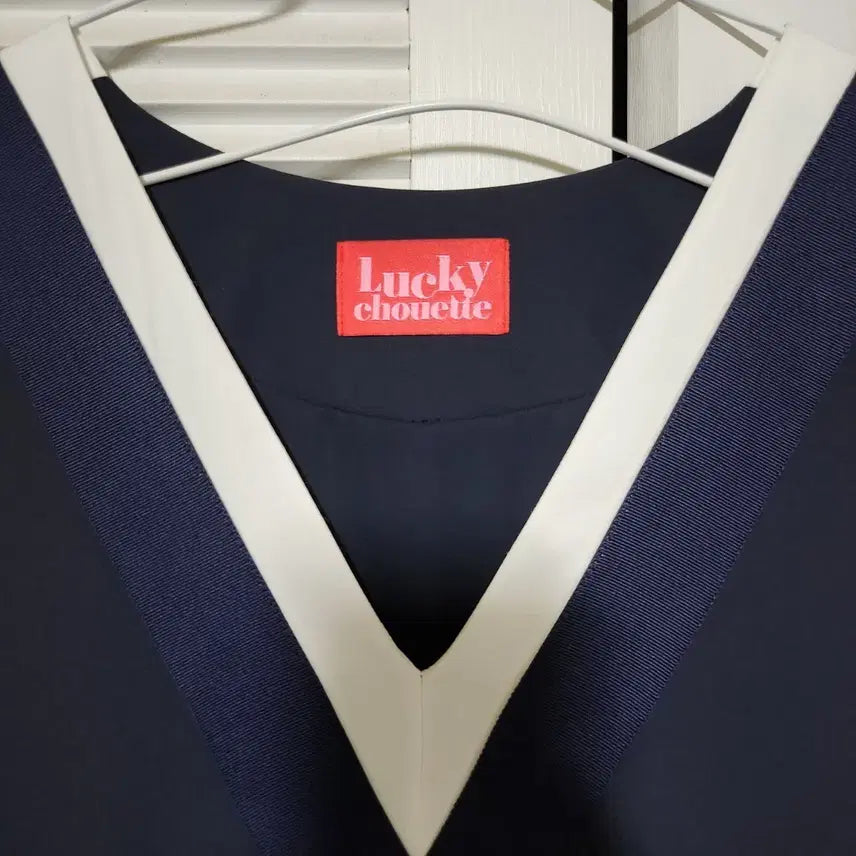 [BUNJANG] Lucky Chouette Navy Long Dress / 럭키슈에뜨 원피스