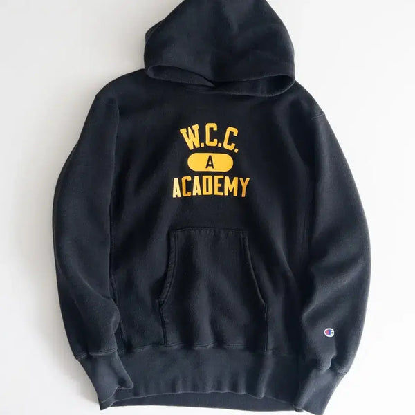 [BUNJANG] Champion Reverse Weave Black Printed Hoodie XL / 챔피온 리버스위브 블랙 프린트 후드티 XL